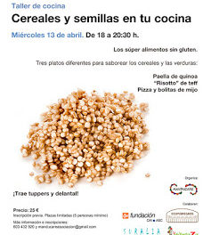 Taller Cereales en tu cocina (miércoles, 13)