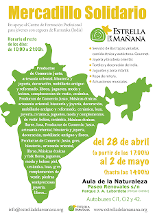 Mercadillo solidario (del 28 de abril al 2 de mayo)
