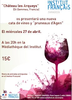 Cata de vino y pruneaux d’Agen (miércoles, 27)