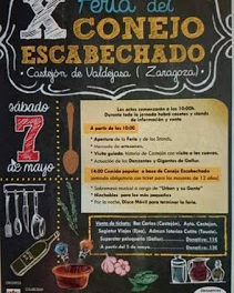 CASTEJÓN DE VALDEJASA. Feria del conejo escabechado (sábado, 7 de mayo)