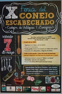 CASTEJÓN DE VALDEJASA. Feria del conejo escabechado (sábado, 7 de mayo)