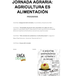 DAROCA. Jornada agraria, alimentación (sábado, 14)