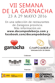 ZARAGOZA Y PROVINCIA. VII Semana de la Garnacha (del 23 al 29 de mayo)