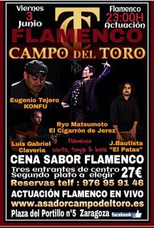 Cena menú flamenco (viernes, 3)