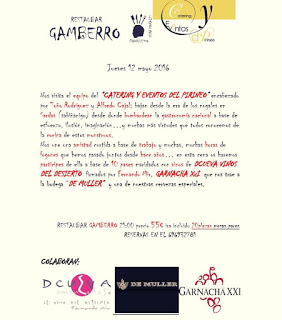 Cena en GAMBERRO con CATERINg Y EVENTOS DEL PIRINEO (jueves, 12)