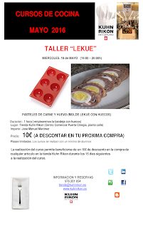 Taller de cocina (miércoles, 18)