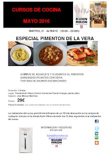 Curso de cocina con pimentón de la Vera (martes, 31 de mayo)