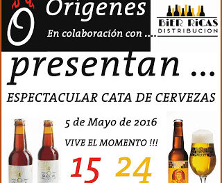 Cata de cervezas (jueves, 5)