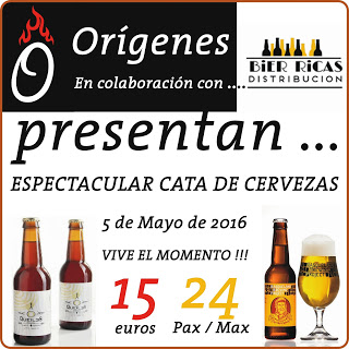 Cata de cervezas (jueves, 5)