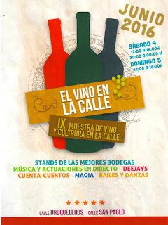 IX Muestra de vino y cultura en la calle (sábado y domingo, 4 y 5 de junio)