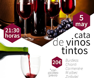 HUESCA. Cata de vinos tintos (jueves, 5)