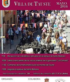 TAUSTE. Fiesta de la trashumancia (sábado, 7 de mayo)