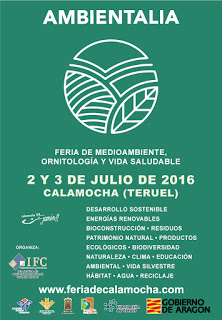 CALAMOCHA. Feria de Medio Ambiente, Ornitología y Vida Saludable Ambientalia (sábado, 2, y domingo, 3)