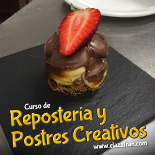 Curso de repostería y postres creativos en AZAFRÁN (de martes a jueves, del 14 al 16 de junio)