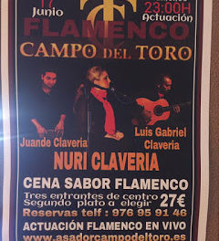Cena menú flamenco (viernes, 17)