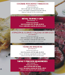 Curso en Horeca de Tapas y pinchos aragoneses (del 5 al 28 de julio)