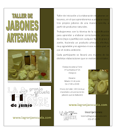 Taller de jabones artesanos (sábado, 11 de junio)