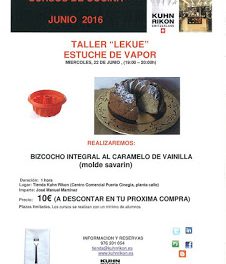 Taller de cocina (miércoles, 22)