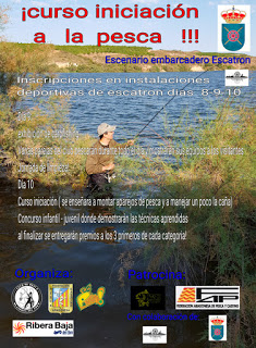 ESCATRÓN. Curso de iniciación a la pesca (sábado, 9, y domingo, 10)