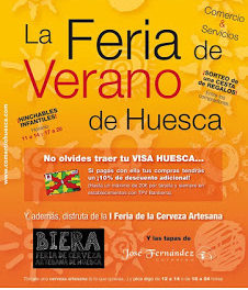 HUESCA. Feria de verano y de cerveza artesana (días 30 y 31)