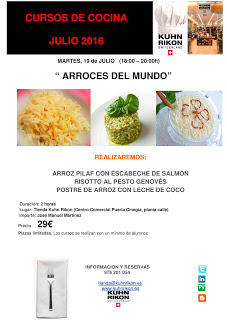 Curso de arroces del mundo (martes, 19)