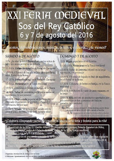 SOS DEL REY CATÓLICO. Feria Medieval (sábado, 6, y domingo, 7)