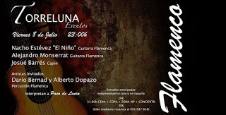 Cena y flamenco en TORRELUNA (viernes, 8)