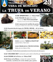 VERA DE MONCAYO. Feria de alimentación, la trufa de verano (sábado, 23)