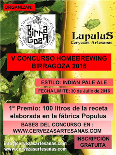 Concurso de Cerveza Artesana (hasta el 30 de julio)