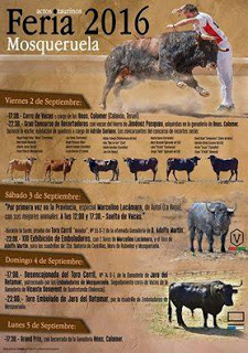 MOSQUERUELA. Feria (días 3 y 4 de septiembre)