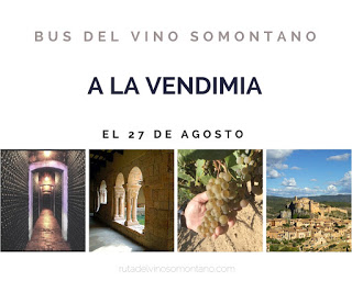 Excursión bus del vino Somontano (sábado, 27)