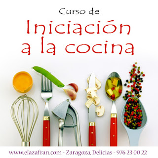 Curso de iniciación a la cocina en AZAFRÁN (sábados de septiembre a diciembre)