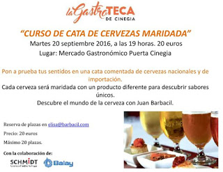 Curso de cata de cervezas maridada (martes, 20)