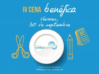 Cena benéfica de la Fundación Carlos Sanz (viernes, 30)