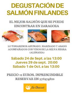 Degustación de salmón finlandés (jueves, 29, y sábado, 1)