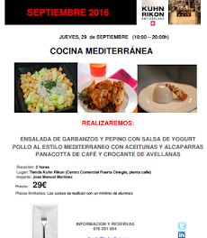 Taller de cocina mediterránea (jueves, 29)