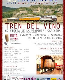 CARIÑENA. Tren del vino (domingo, 25)