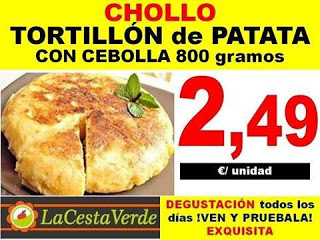 Degustación de tortilla (sábado, 10)