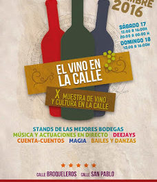 X Muestra de vino y cultura en la calle (sábado y domingo, 17 y 18)