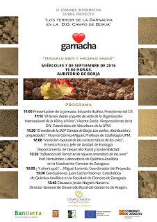 BORJA. IV Jornada informativa del proyecto “Los terroir de la garnacha” (miércoles, 7)