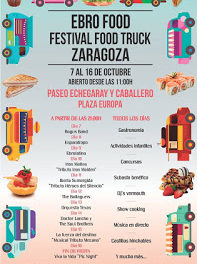 Ebro Food. Festival Food Truck Zaragoza (del 7 al 16 de octubre)