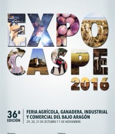 CASPE. ARAGÓN CON GUSTO. Expo Caspe (del 29 de octubre al 1 de noviembre)