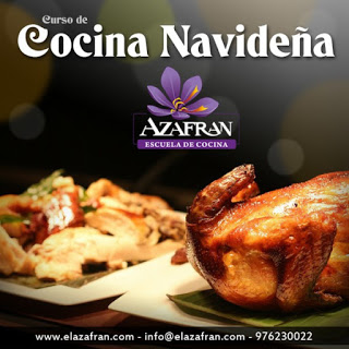 Curso de cocina navideña II en AZAFRÁN (del martes, 22, al jueves, 24)