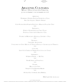 Aragonia Culinaria en ARAGONIA PALAFOX con el restaurante GRATAL (miércoles y jueves, 30 y 1)