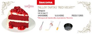 Taller de tartas “red velvet” (martes, 8)