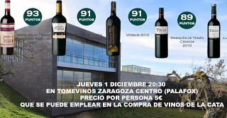 Cata de vinos (jueves, 1)