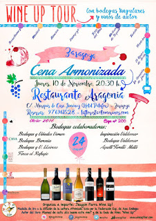 Cena armonizada Wine-up Tour (jueves, 10)