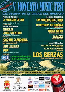 SAN MARTÍN DE MONCAYO. Moncayo Music Fest (del viernes, 2, al lunes, 5)