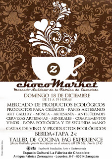 Mercado navideño de la Fábrica de chocolate ChocoMarket (domingo, 18)