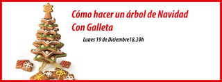 Taller de árboles de Navidad con galleta (lunes, 19)